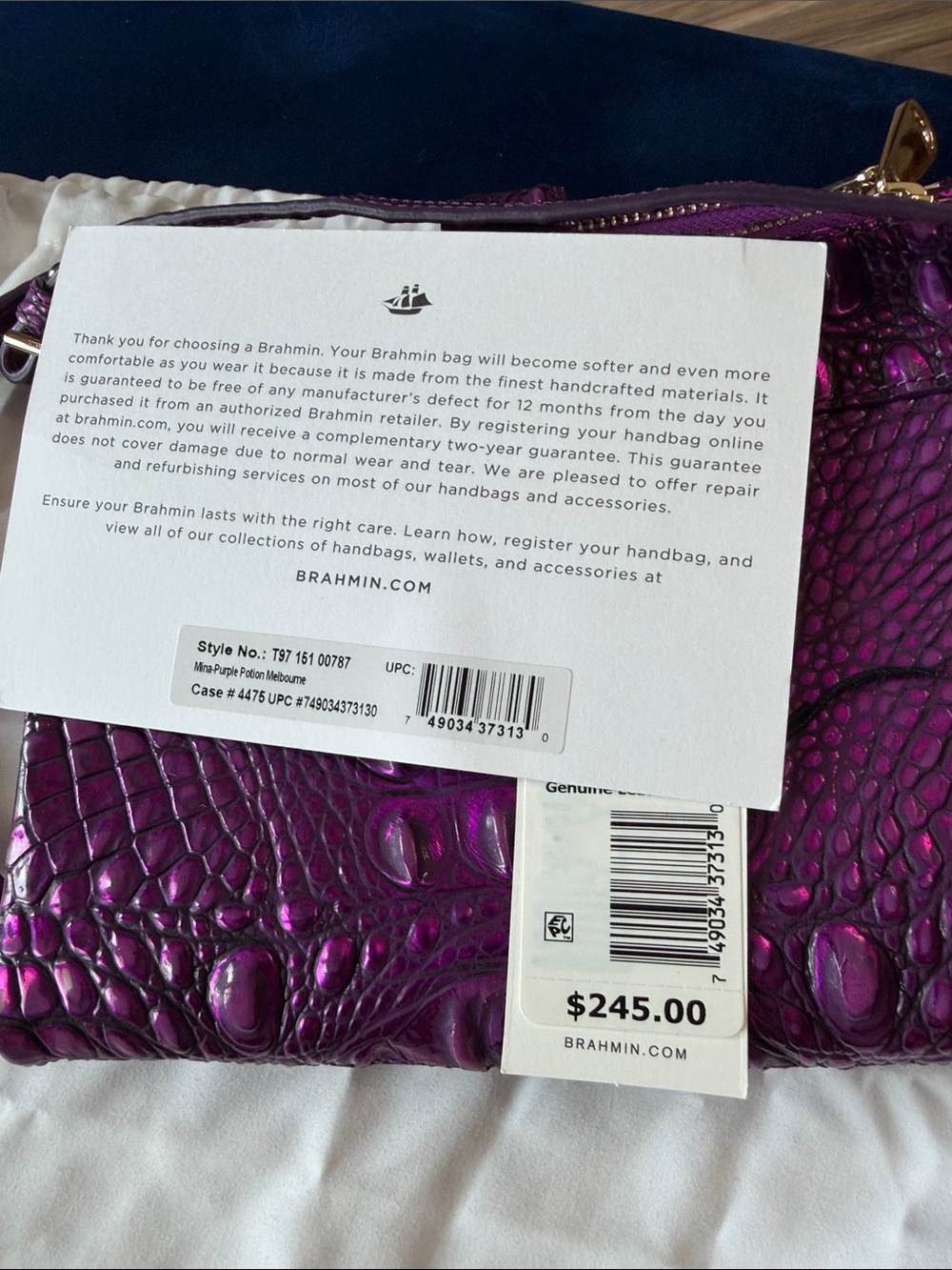 Brahmin Minia Crossbody - Picture 2 of 4